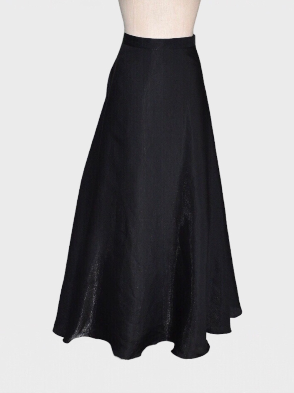 JS Collection Liquid Satin A-Line Maxi Skirt